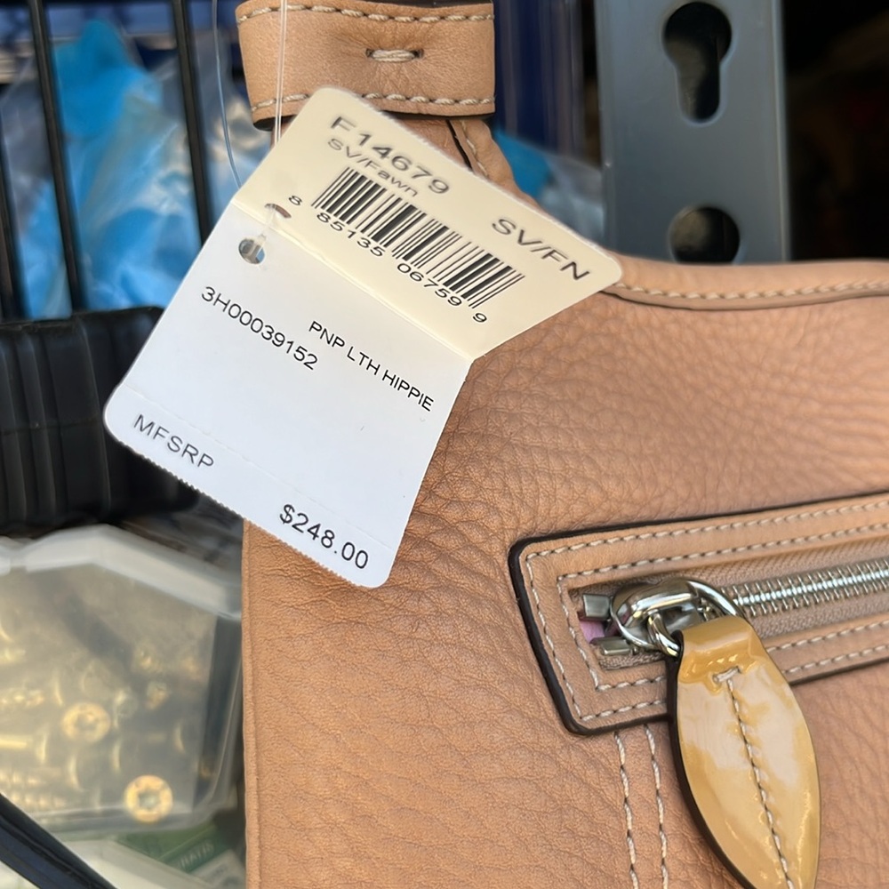 Brand new Coach crossbody tan 100% leather bag purse - Picture 2 of 6